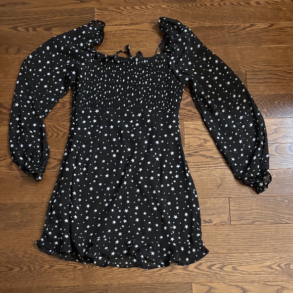 Altar'd State Black Star Mini Dress - Picture 4 of 4